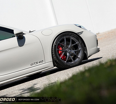 Фото дисков BC Forged RZ25 на Porsche Cayman II