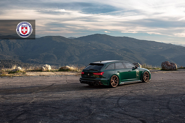 Фото дисков HRE 521M Сатиновая бронза на Audi A/RS 6 (C8)