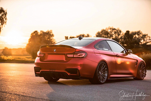 Фото дисков HRE P103 Сатиновый темный лак на BMW 4/M4 (F32/F82)