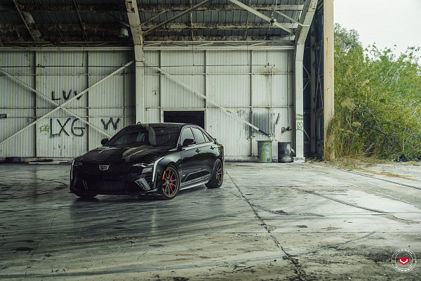 Фото дисков Vossen ML-X2 Сатиновая темная бронза на Cadillac CT4