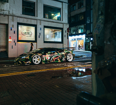 Фото дисков Brixton Forged TR05 AERO1 на Lamborghini Huracan