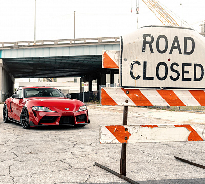 Фото дисков Vossen HF-5 на Toyota Supra A90