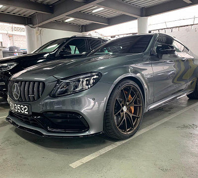 Фото дисков HRE P101 на Mercedes-Benz C-Class (W205)