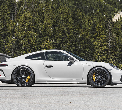 Фото дисков Brixton Forged PF7 на Porsche 911 VII