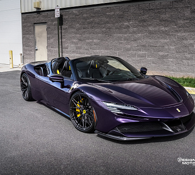 Фото дисков Vossen S21-02 на Ferrari SF90