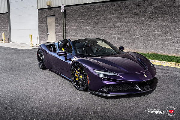 Фото дисков Vossen S21-02 Глянцевый тонированный лак на Ferrari SF90