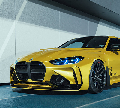 Фото дисков Brixton Forged TR08 на BMW 4/M4 (G22/G82)