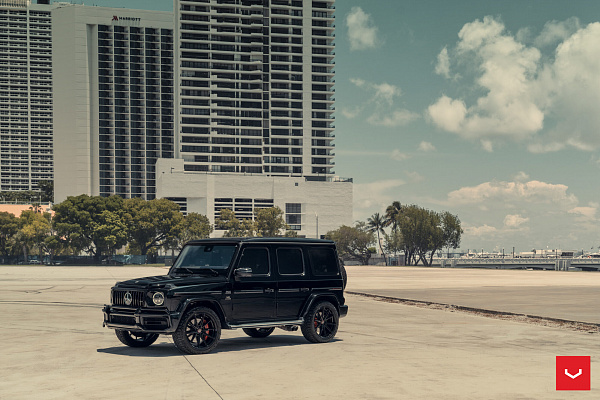 Фото дисков Vossen HFX-2 (5-Lug) Черный глянец на Mercedes-Benz G-Class III