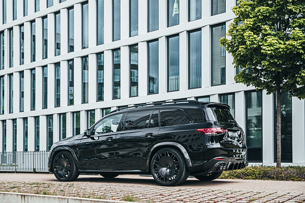 Фото дисков BRABUS Monoblock M (Platinum Edition) Черный глянец на Mercedes-Benz GLS (X167)