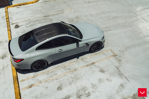 Фото дисков Vossen HF-7 Черный сатин на BMW 4/M4 (G22/G82)