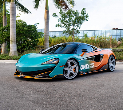 Фото дисков HRE 305 GT на McLaren 600