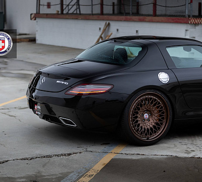 Фото дисков HRE 501 на Mercedes-Benz SLS AMG