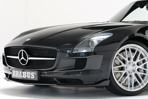 Фото дисков BRABUS Monoblock F (Platinum Edition) Сатиновый лак на Mercedes-Benz SLS AMG