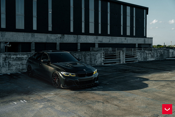 Фото дисков Vossen HF-2 Черный глянец на BMW 3/M3 (G2x/G80)