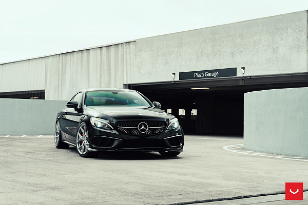 Фото дисков Vossen HF-5 Серебро на Mercedes-Benz C-Class (W205)
