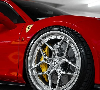 Фото дисков ST Wheels ST20.2 на Ferrari 488