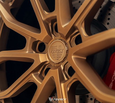 Фото дисков Anrky AN31 на Porsche 911 VIII