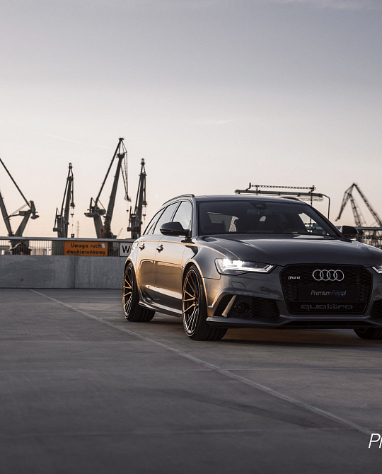 Фото дисков M-X4T Сатиновая бронза на Audi A/RS 6 (C7)