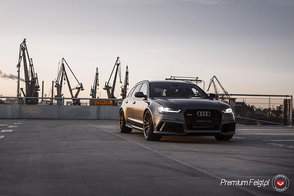 Фото дисков Vossen M-X4T Сатиновая бронза на Audi A/RS 6 (C7)