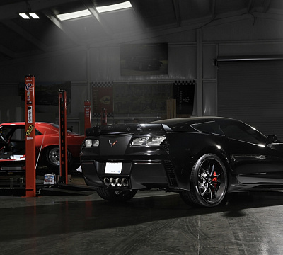Фото дисков Savini SV40 на Chevrolet Corvette C7