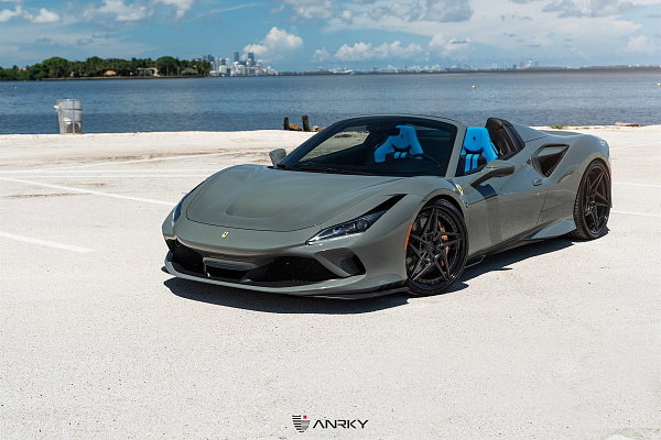 Фото дисков Anrky S3-X3 Черный глянец на Ferrari F8