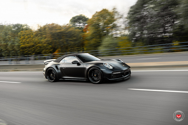 Фото дисков Vossen RS92 Черный глянец на Porsche 911 VIII