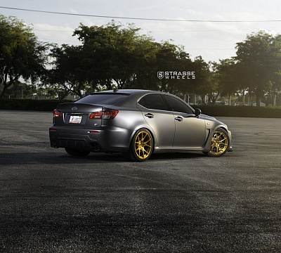 Фото дисков Strasse Wheels SM5R Deep Concave Monoblock на Lexus IS II