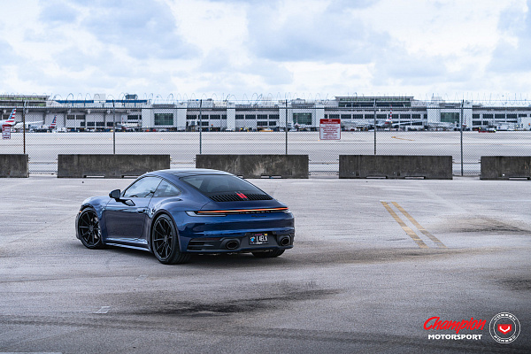Фото дисков Vossen RS92 Черный сатин на Porsche 911 VIII