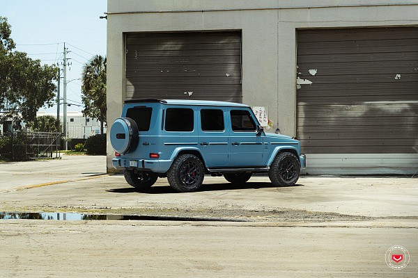 Фото дисков Vossen LC3-03T Черный глянец на Mercedes-Benz G-Class III