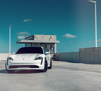 Фото дисков Vossen HF-2 на Porsche Taycan I