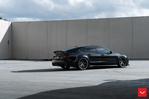 Фото дисков Vossen HF-5 Сатиновый графит на Audi A/RS 7 (4G)
