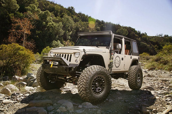 Фото дисков Black Rhino YORK Черный сатин на Jeep Wrangler III (JK)