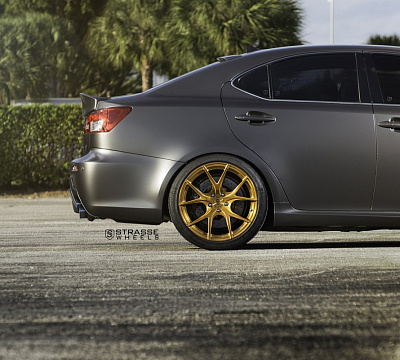 Фото дисков Strasse Wheels SM5R Deep Concave Monoblock на Lexus IS II
