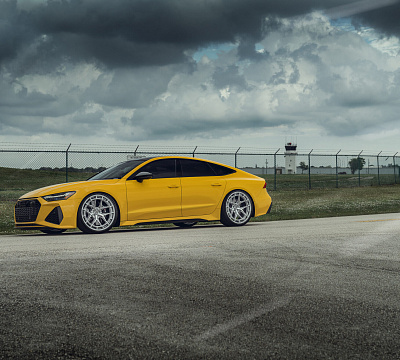 Фото дисков Vossen HFX-1 (5-Lug) на Audi A/RS 7 (4K)