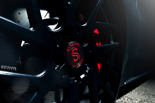 Фото дисков Strasse Wheels SM7T Deep Concave Черный сатин на Mercedes-Benz C-Class (W205)