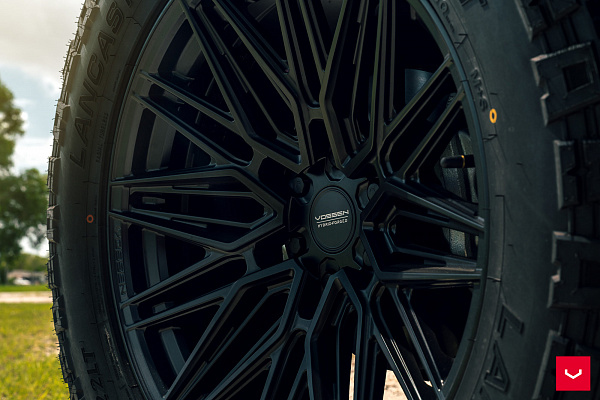 Фото дисков Vossen HF6-5 Черный сатин на Toyota Tundra III