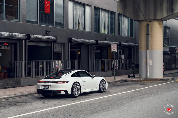 Фото дисков Vossen EVO-5R Полированный лак на Porsche 911 VIII