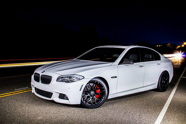 Фото дисков HRE FF01 Черный сатин на BMW 5/M5 (F10)