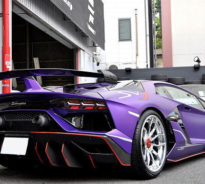 Фото дисков Anrky AN31 на Lamborghini Aventador