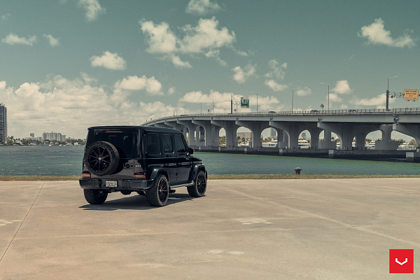 Фото дисков Vossen HFX-2 (5-Lug) Черный глянец на Mercedes-Benz G-Class III