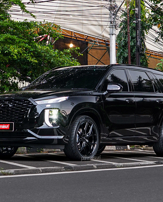 Фото дисков HF-5 Черный глянец на Hyundai Palisade I