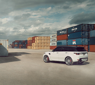Фото дисков Vossen M-X4T на Land Rover Range Rover Sport II