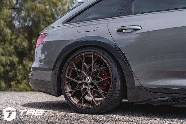 Фото дисков HRE FF10 Сатиновая бронза на Audi A/RS 6 (C8)