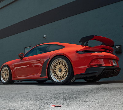 Фото дисков HRE 501 на Porsche 911 VIII