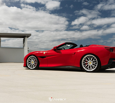 Фото дисков Anrky AN10 на Ferrari Portofino