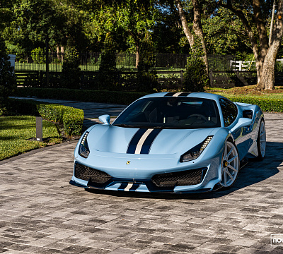 Фото дисков NOVITEC NF10 на Ferrari 488