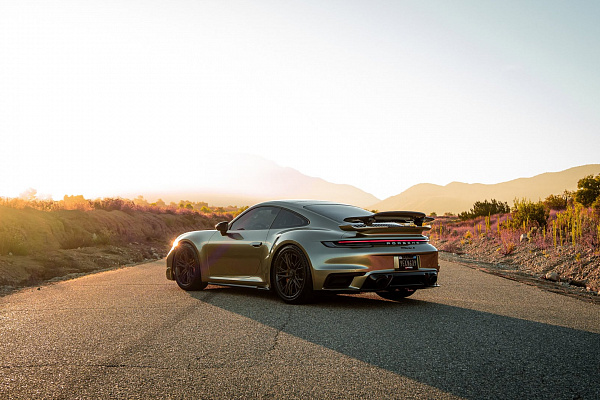 Фото дисков Brixton Forged FDE05 Сатиновая темная бронза на Porsche 911 VIII