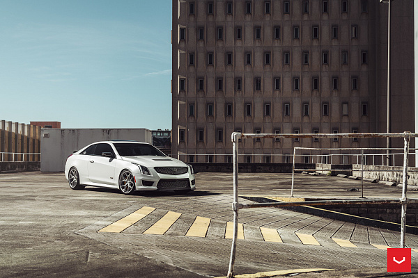 Фото дисков Vossen HF-5 Серебро на Cadillac ATS