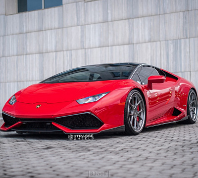 Фото дисков Strasse Wheels SM5R Deep Concave FS на Lamborghini Huracan
