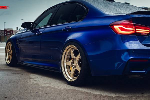 Фото дисков Anrky RS5 Сатиновая шампань на BMW 3/M3 (F3x/F80)